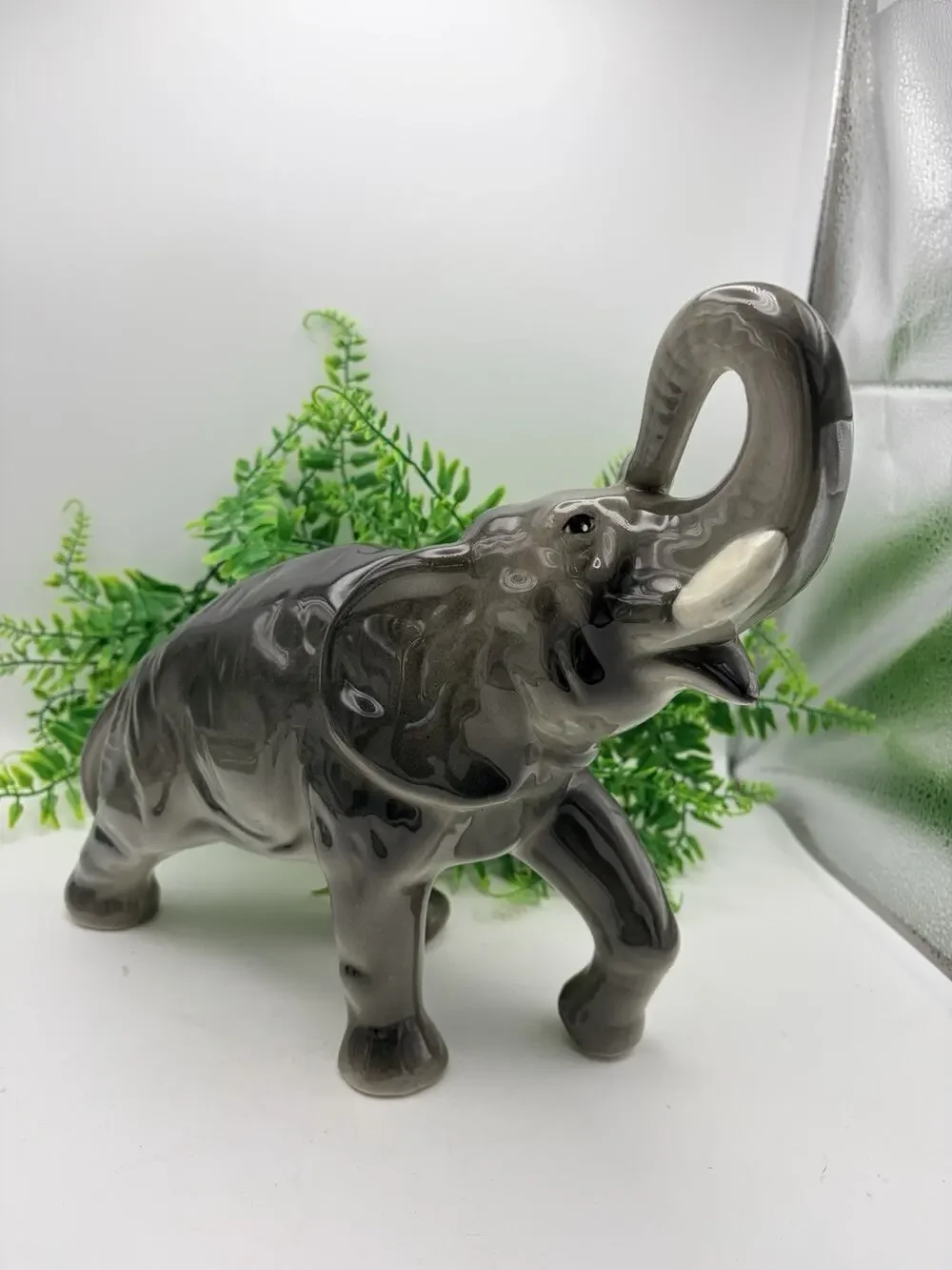 Hutschenreuter Large Elephant. 1950 - 1960. Bavaria Germany.